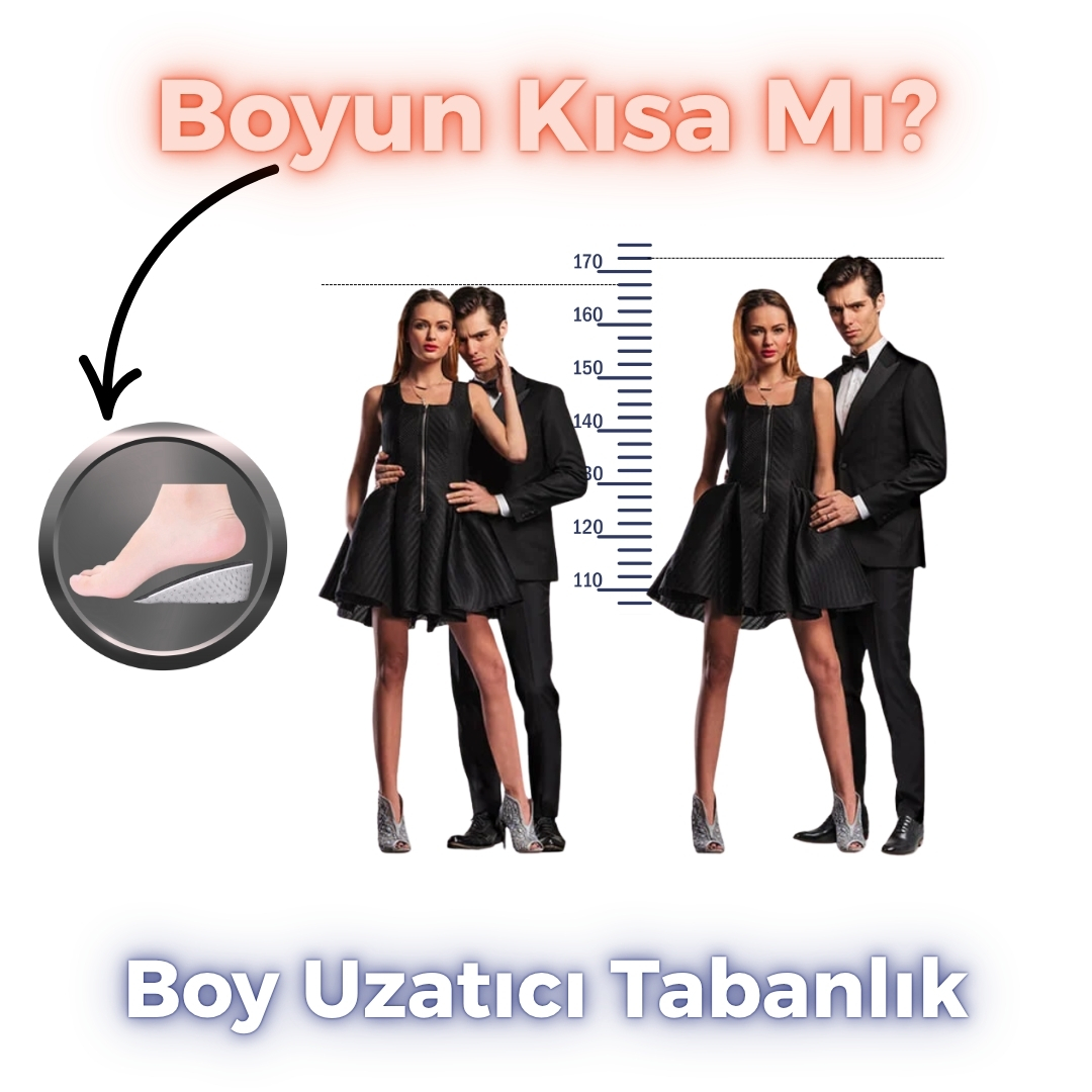 Boy Uzatıcı Tabanlık - Görünmez Yükseklik Artırıcı 3